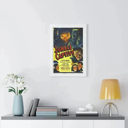 JUNGLE CAPTIVE 1945 - Framed Movie Poster - The Sticker Space