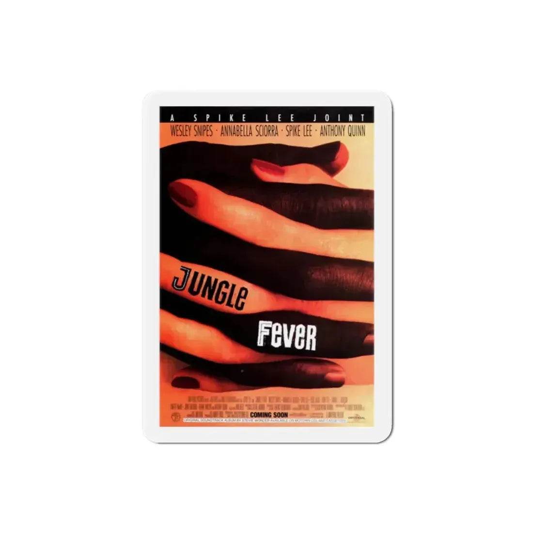 Jungle Fever 1991 Movie Poster Refrigerator Magnet 2 Inch - The Sticker Space