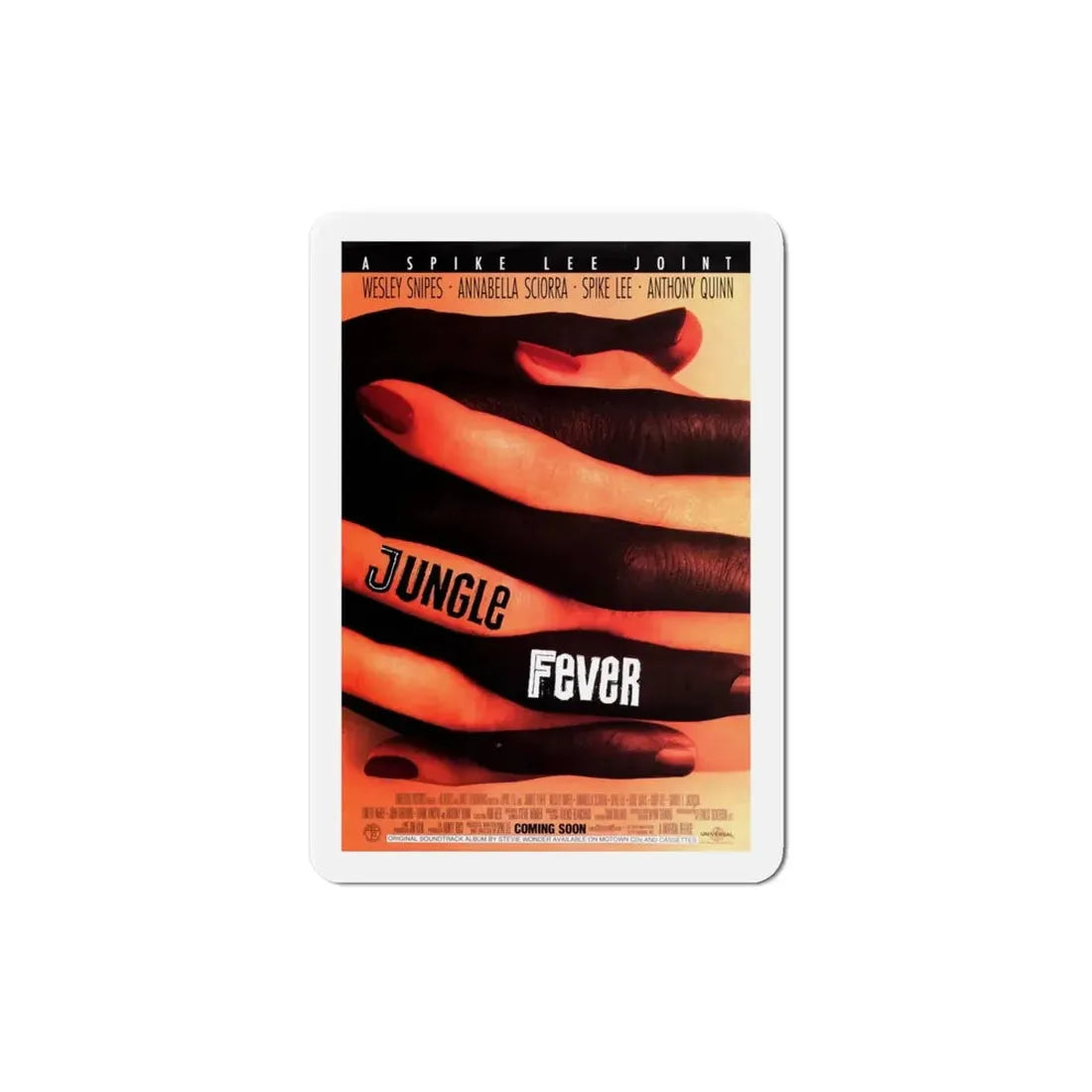 Jungle Fever 1991 Movie Poster Refrigerator Magnet - The Sticker Space