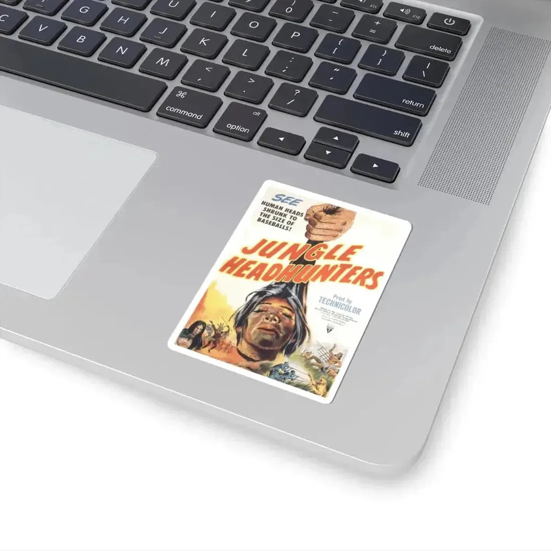 Jungle Headhunters 1951 Movie Poster - STICKER Vinyl Kiss-Cut Decal - The Sticker Space