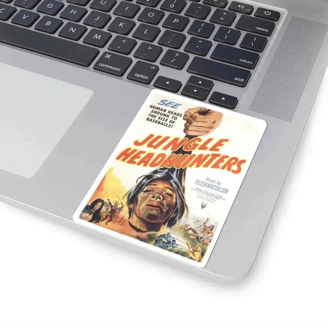 Jungle Headhunters 1951 Movie Poster - STICKER Vinyl Kiss-Cut Decal - The Sticker Space