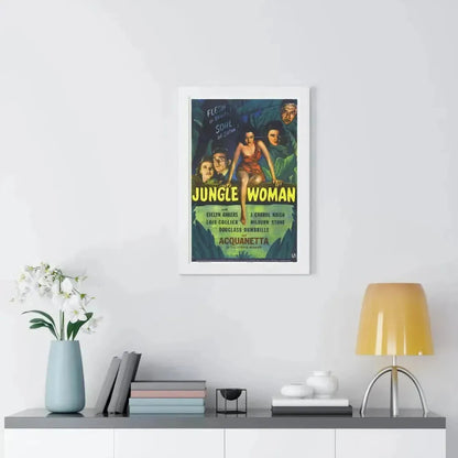 JUNGLE WOMAN 1944 - Framed Movie Poster - The Sticker Space