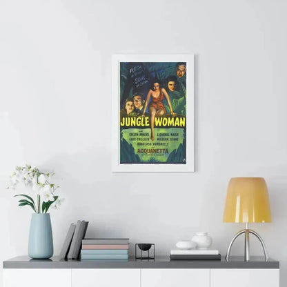 JUNGLE WOMAN 1944 - Framed Movie Poster - The Sticker Space