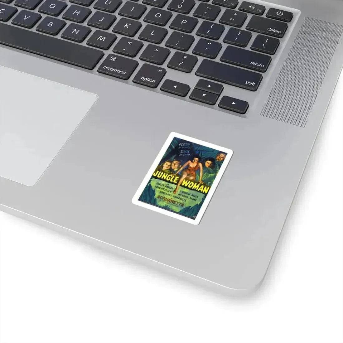 JUNGLE WOMAN 1944 Movie Poster - STICKER Vinyl Kiss-Cut Decal - The Sticker Space