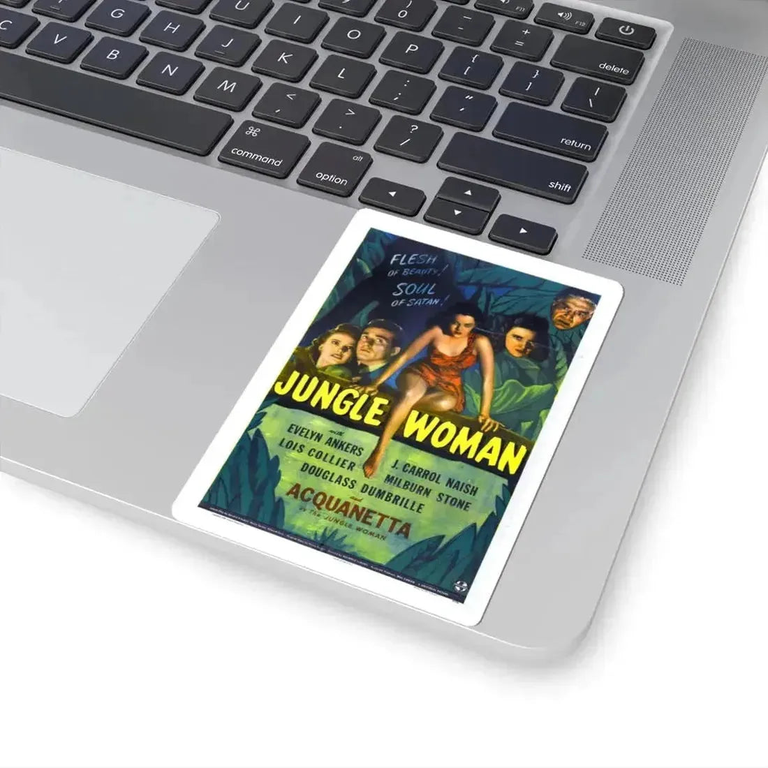 JUNGLE WOMAN 1944 Movie Poster - STICKER Vinyl Kiss-Cut Decal - The Sticker Space