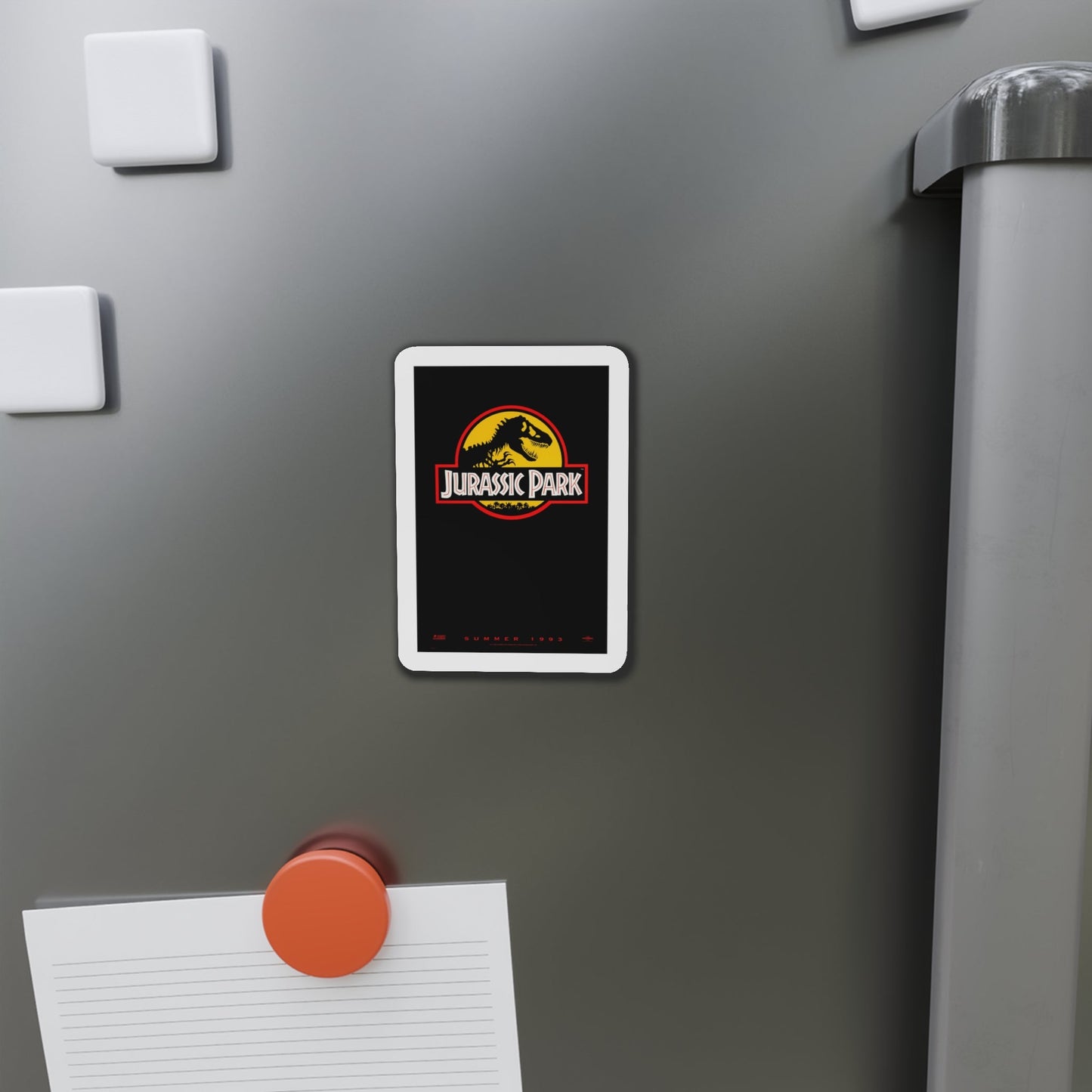 Jurassic Park 1993 Movie Poster Die-Cut Magnet-The Sticker Space