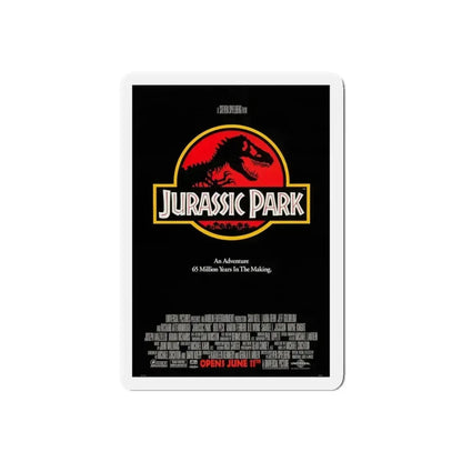 JURASSIC PARK 1993 Movie Poster - Refrigerator Magnet 4 Inch Die-Cut - The Sticker Space