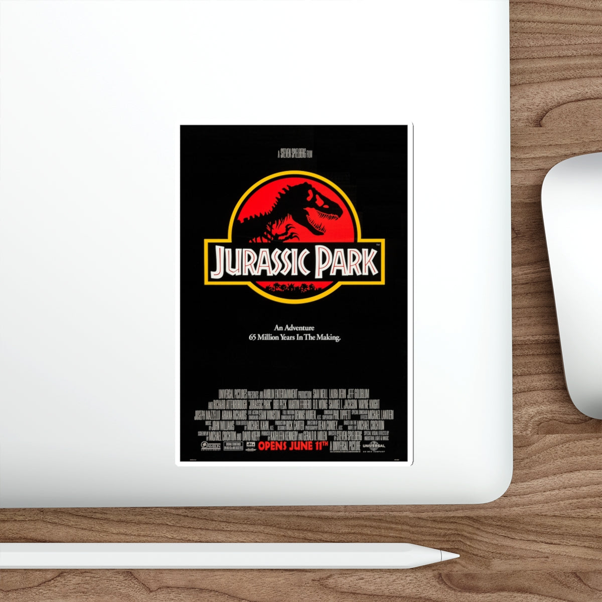 JURASSIC PARK 1993 Movie Poster STICKER Vinyl Die-Cut Decal-The Sticker Space