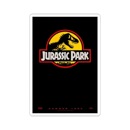 Jurassic Park 1993 Movie Poster - STICKER Vinyl Kiss-Cut Decal 2 Inch White - The Sticker Space