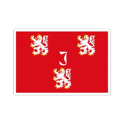 Jurbeke vlag (Belgium) STICKER Vinyl Kiss-Cut Decal 2 Inch White - The Sticker Space