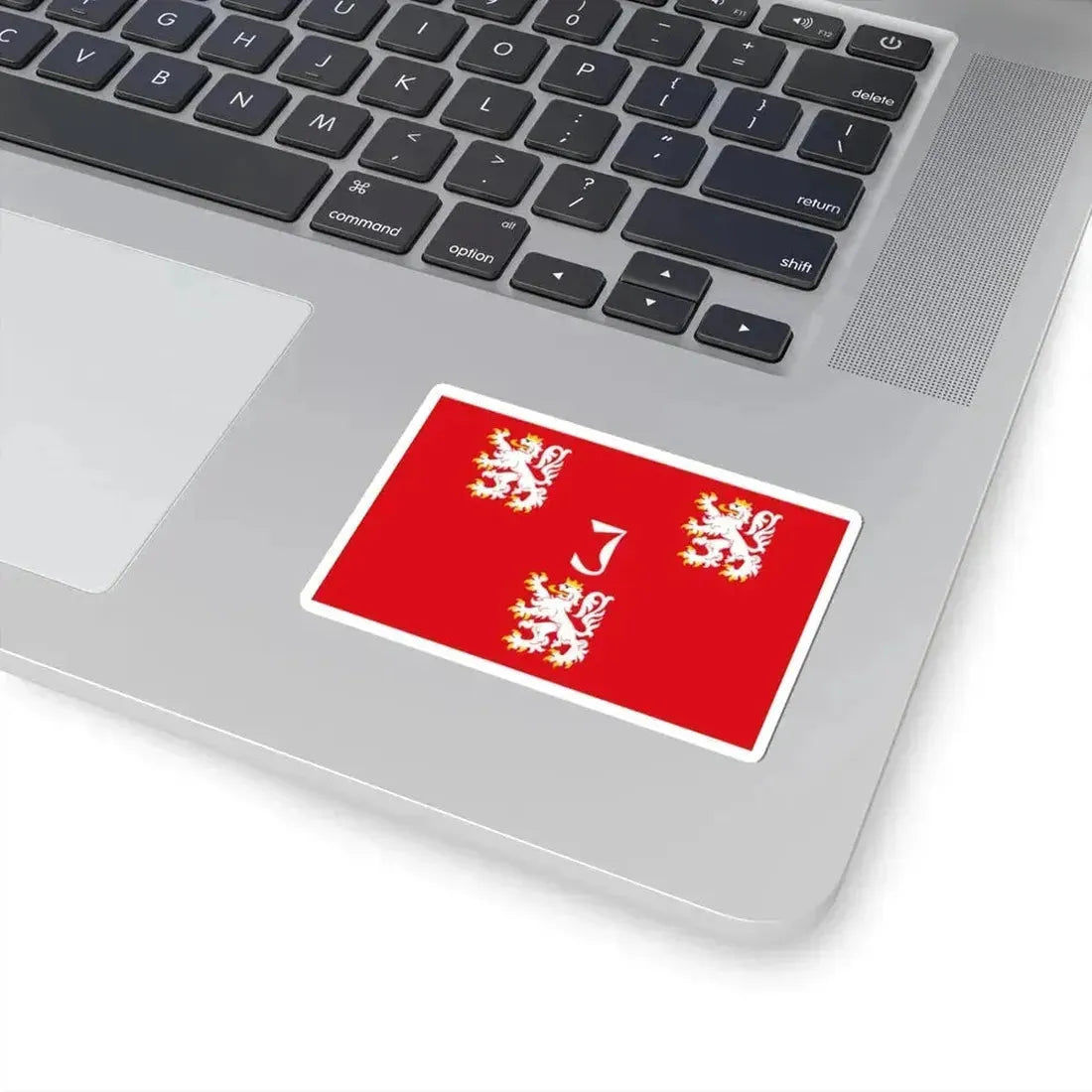 Jurbeke vlag (Belgium) STICKER Vinyl Kiss-Cut Decal - The Sticker Space