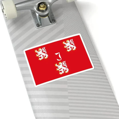 Jurbeke vlag (Belgium) STICKER Vinyl Kiss-Cut Decal - The Sticker Space