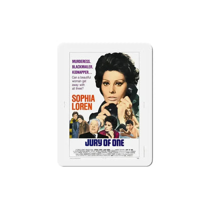 Jury of One aka Verdict 1975 Movie Poster Refrigerator Magnet 6 Inch - The Sticker Space