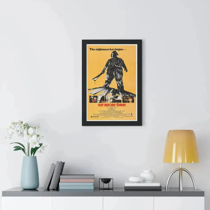 JUST BEFORE DAWN 1981 - Framed Movie Poster - The Sticker Space
