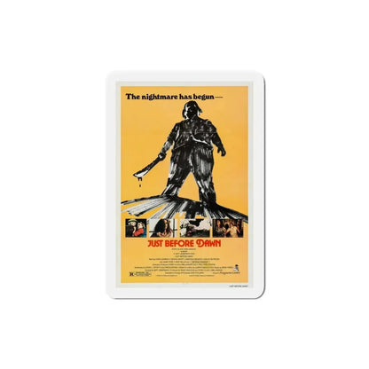 Just Before Dawn 1981 Movie Poster Refrigerator Magnet 3 Inch - The Sticker Space