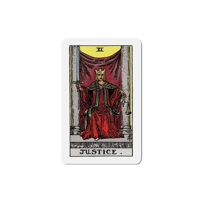 Justice (Tarot Card) Refrigerator Magnet 6 Inch - The Sticker Space