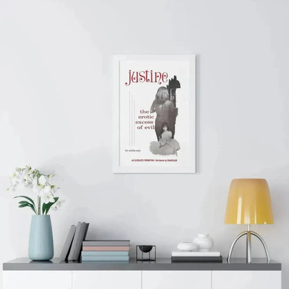 JUSTINE 1980 - Framed Movie Poster - The Sticker Space