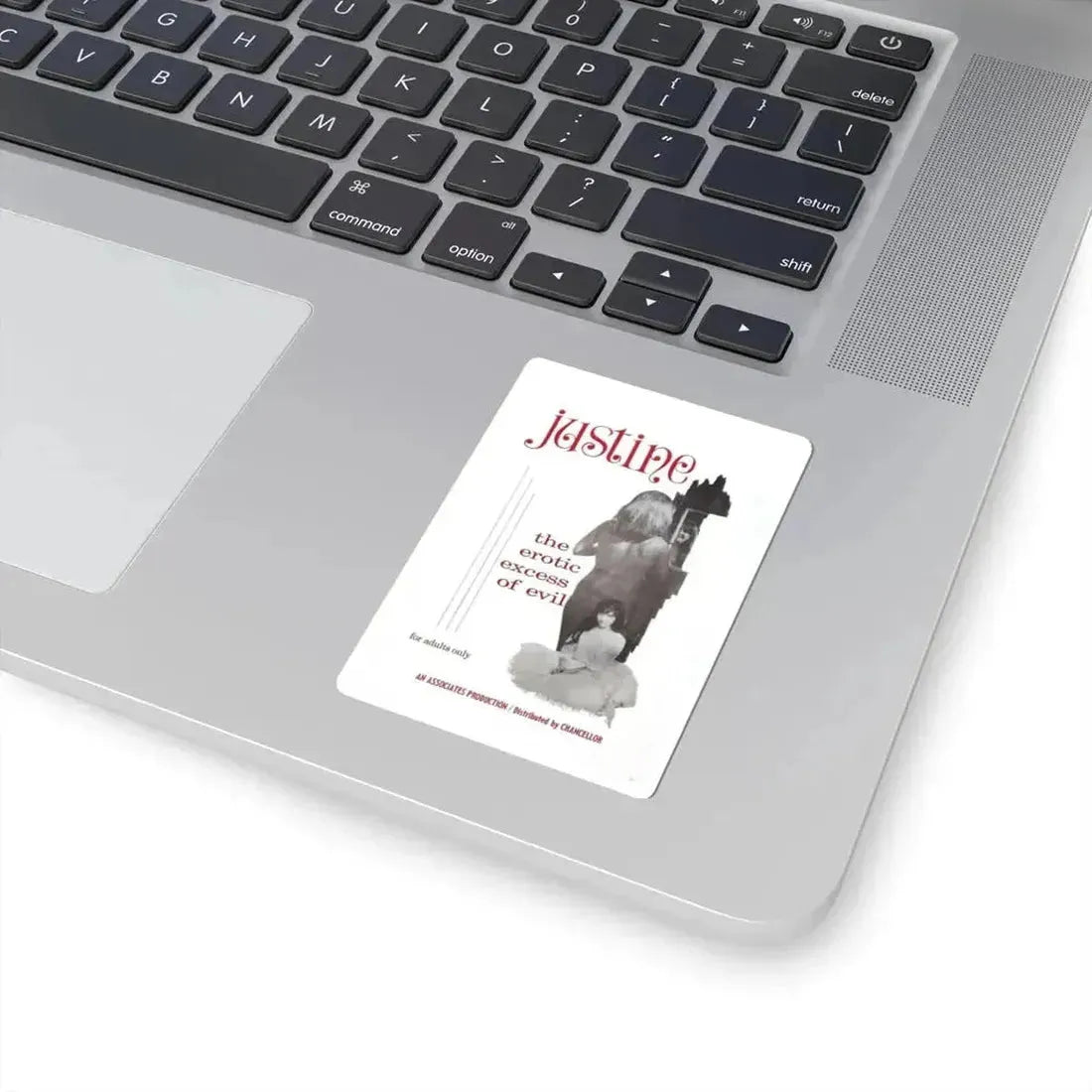 JUSTINE 1980 Movie Poster - STICKER Vinyl Kiss-Cut Decal - The Sticker Space