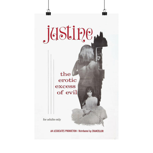 JUSTINE 1980 - Paper Movie Poster-12″ x 18″-The Sticker Space