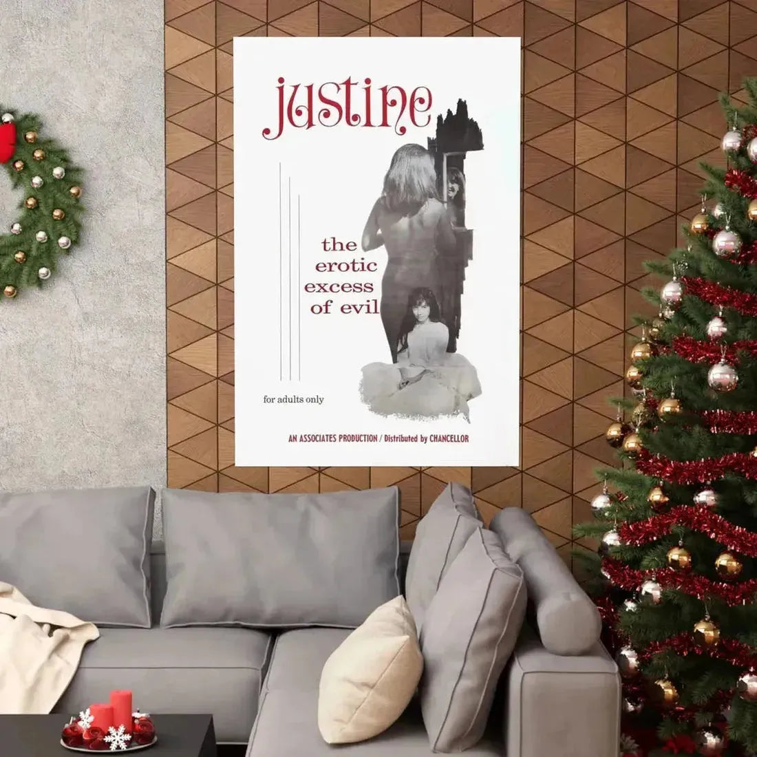 JUSTINE 1980 - Paper Movie Poster - The Sticker Space