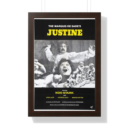 JUSTINE (CRUEL PASSION) 1977 - Framed Movie Poster-16″ x 24″-The Sticker Space