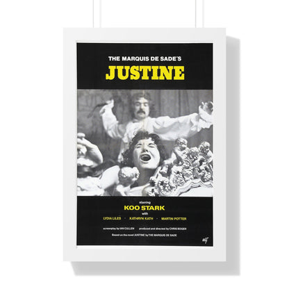 JUSTINE (CRUEL PASSION) 1977 - Framed Movie Poster-16″ x 24″-The Sticker Space