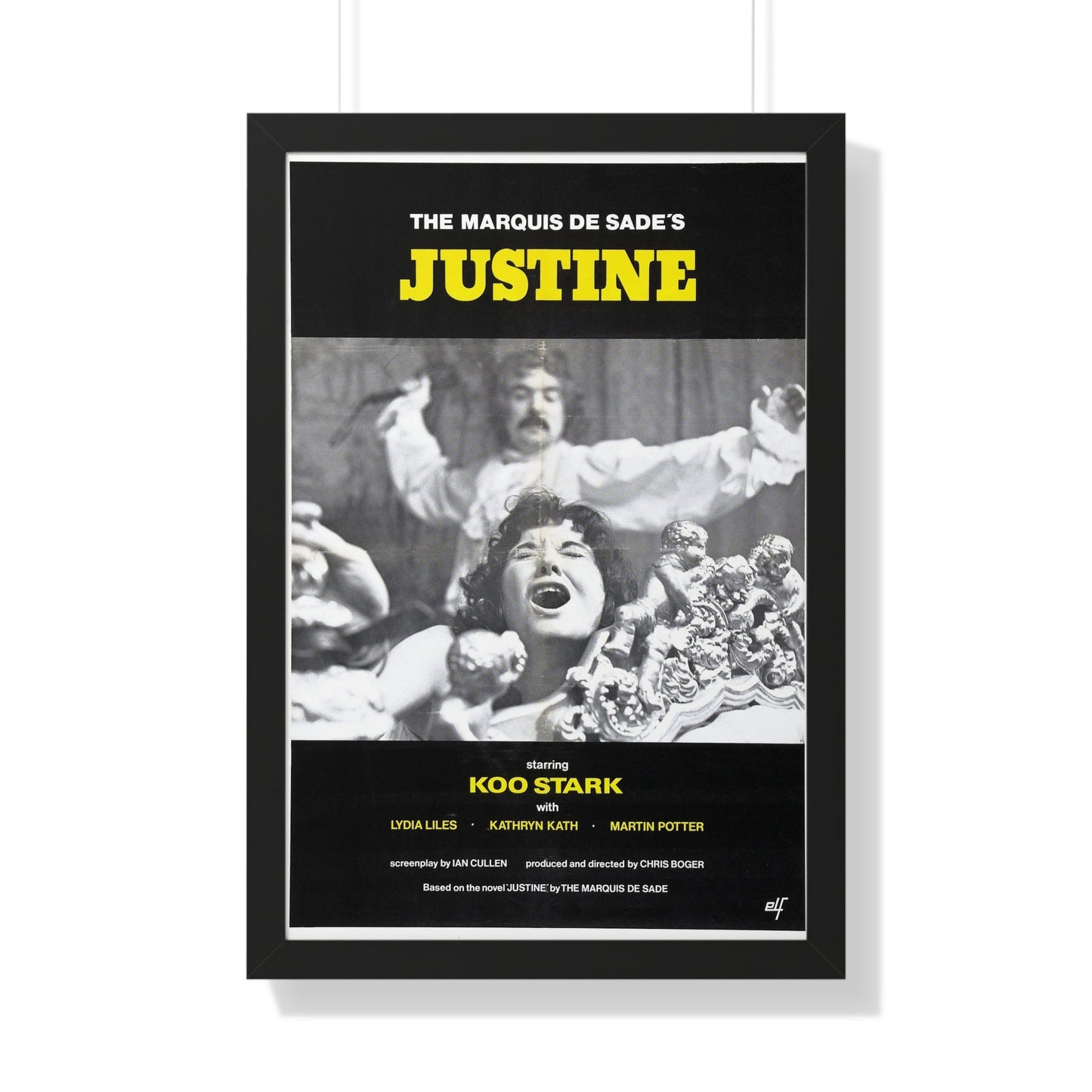 JUSTINE (CRUEL PASSION) 1977 - Framed Movie Poster-20" x 30"-The Sticker Space