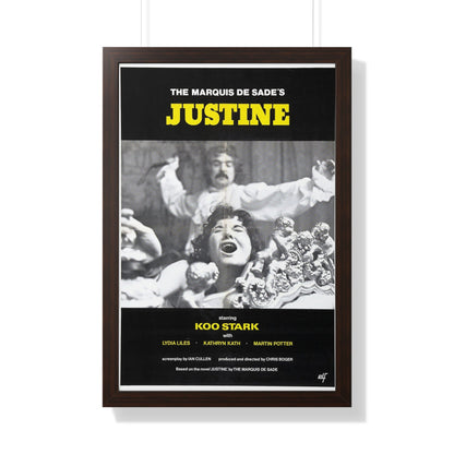 JUSTINE (CRUEL PASSION) 1977 - Framed Movie Poster-20" x 30"-The Sticker Space