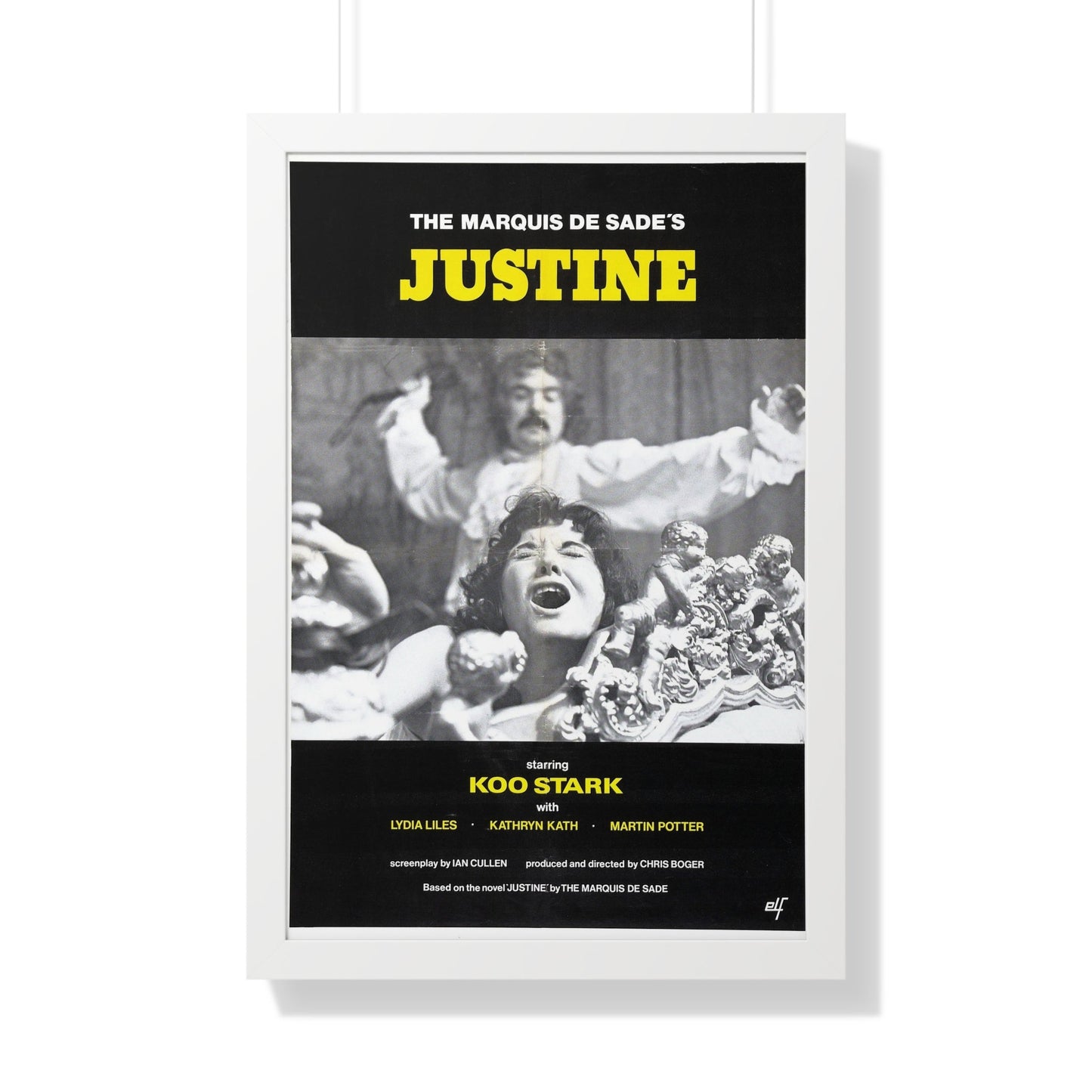 JUSTINE (CRUEL PASSION) 1977 - Framed Movie Poster-20" x 30"-The Sticker Space