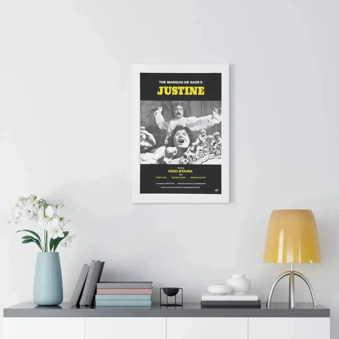 JUSTINE (CRUEL PASSION) 1977 - Framed Movie Poster - The Sticker Space