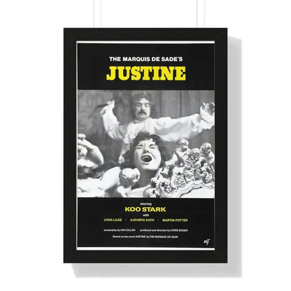 JUSTINE (CRUEL PASSION) 1977 - Framed Movie Poster - The Sticker Space