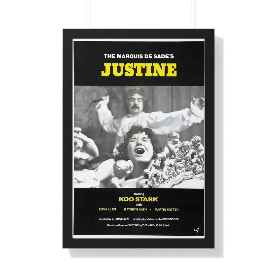 JUSTINE (CRUEL PASSION) 1977 - Framed Movie Poster - The Sticker Space