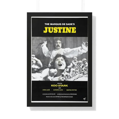 JUSTINE (CRUEL PASSION) 1977 - Framed Movie Poster - The Sticker Space