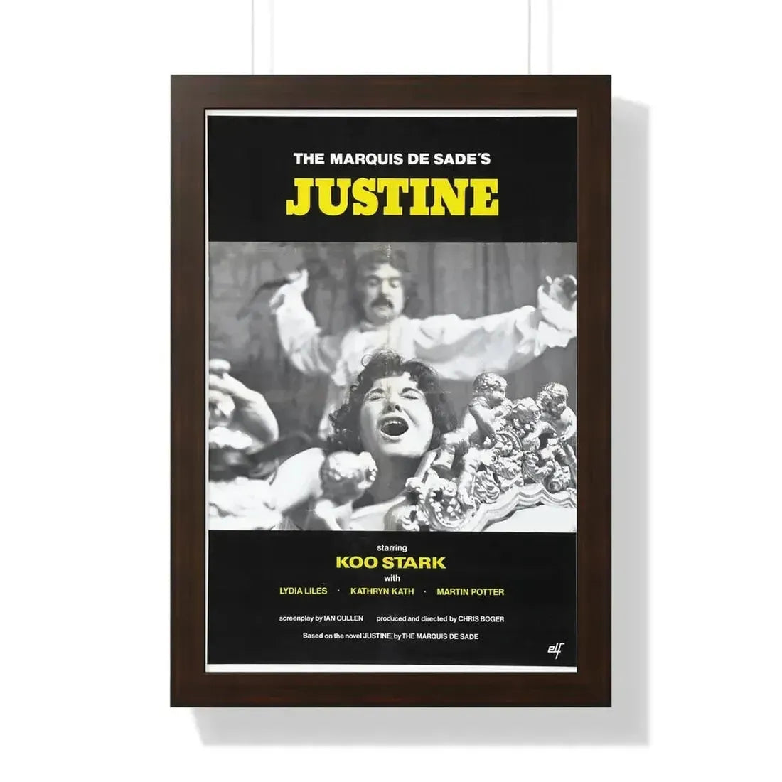 JUSTINE (CRUEL PASSION) 1977 - Framed Movie Poster - The Sticker Space