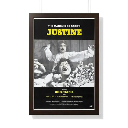 JUSTINE (CRUEL PASSION) 1977 - Framed Movie Poster - The Sticker Space