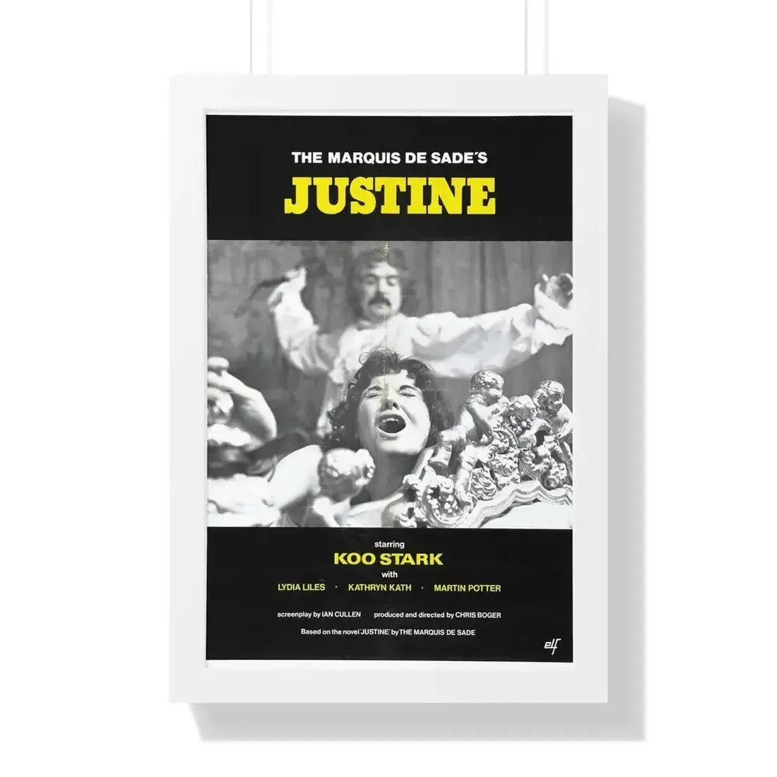 JUSTINE (CRUEL PASSION) 1977 - Framed Movie Poster - The Sticker Space