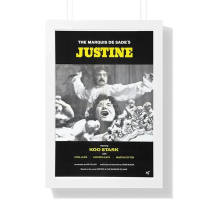 JUSTINE (CRUEL PASSION) 1977 - Framed Movie Poster - The Sticker Space
