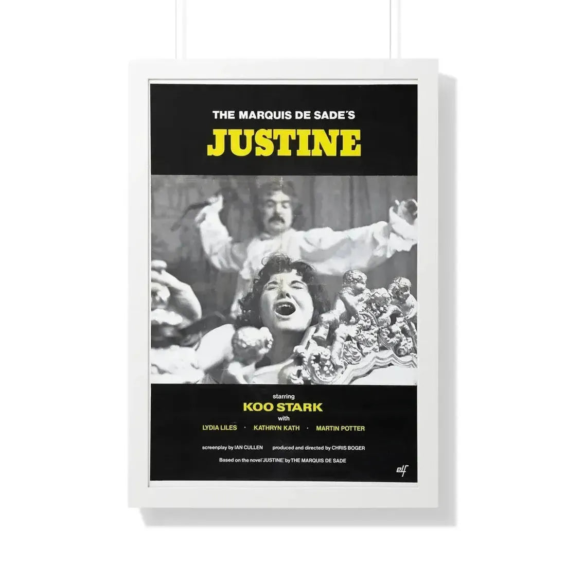 JUSTINE (CRUEL PASSION) 1977 - Framed Movie Poster - The Sticker Space