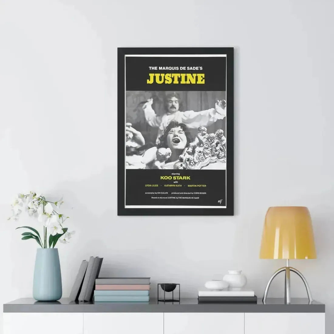 JUSTINE (CRUEL PASSION) 1977 - Framed Movie Poster - The Sticker Space