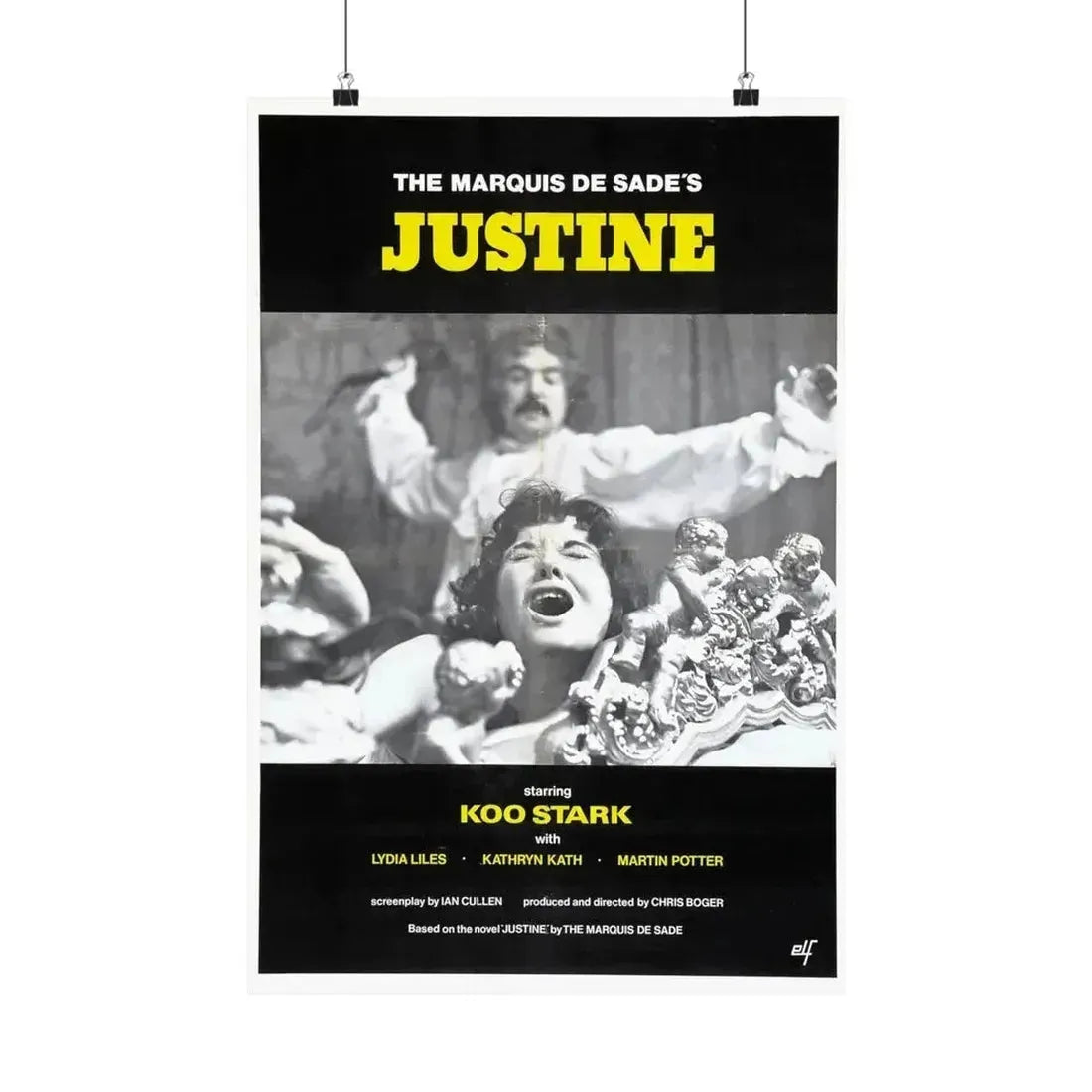 JUSTINE (CRUEL PASSION) 1977 - Paper Movie Poster 16″ x 24″ Matte - The Sticker Space
