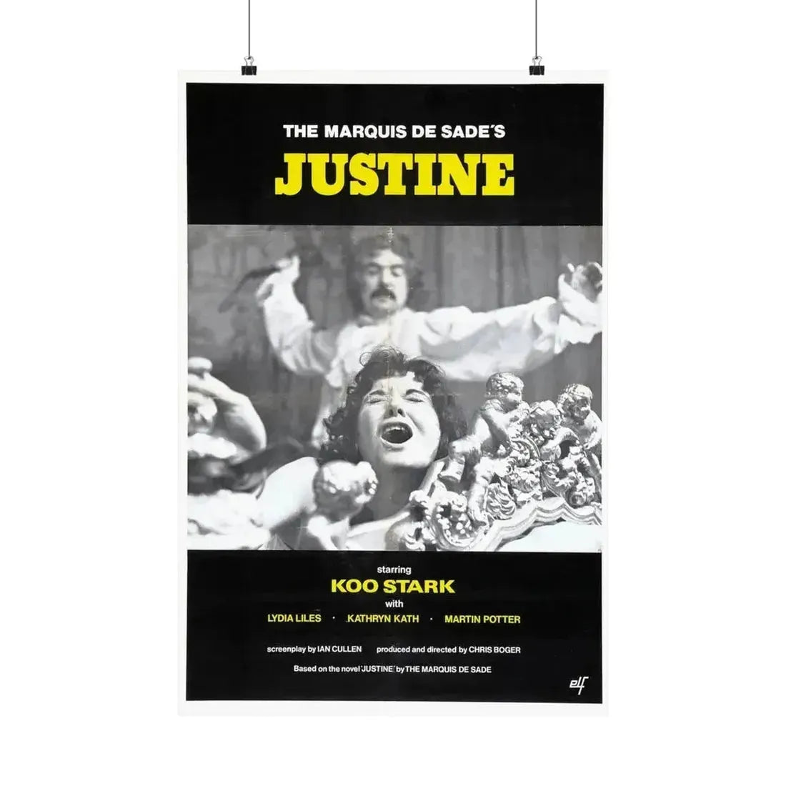 JUSTINE (CRUEL PASSION) 1977 - Paper Movie Poster 20″ x 30″ Matte - The Sticker Space