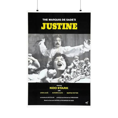 JUSTINE (CRUEL PASSION) 1977 - Paper Movie Poster 24″ x 36″ Matte - The Sticker Space