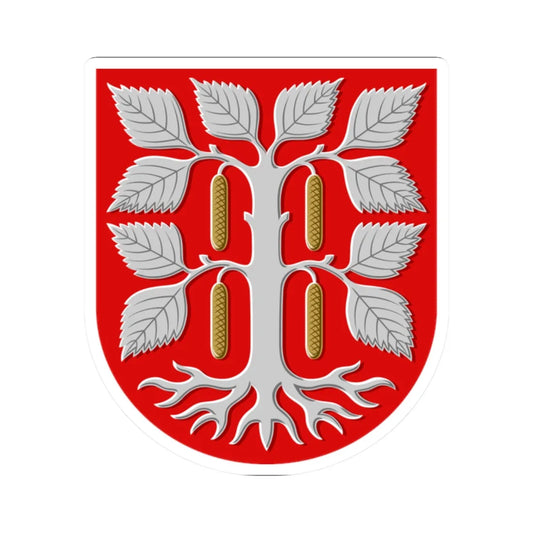 Juuka.vaakuna (Finland) (Coat of Arms) STICKER Vinyl Kiss-Cut Decal 2 Inch White - The Sticker Space