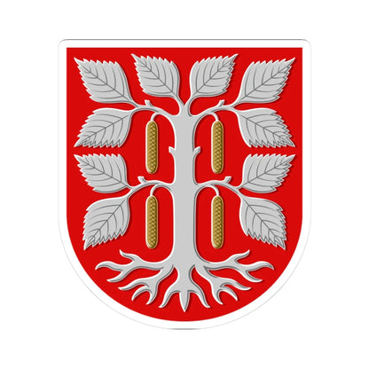 Juuka.vaakuna (Finland) (Coat of Arms) STICKER Vinyl Kiss-Cut Decal 3 Inch White - The Sticker Space