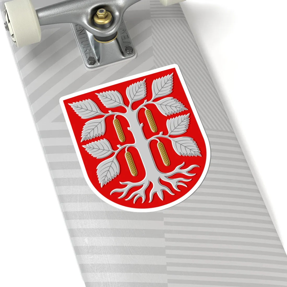 Juuka.vaakuna (Finland) (Coat of Arms) STICKER Vinyl Kiss-Cut Decal - The Sticker Space