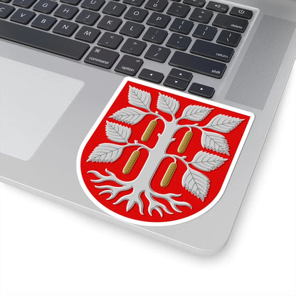 Juuka.vaakuna (Finland) (Coat of Arms) STICKER Vinyl Kiss-Cut Decal - The Sticker Space