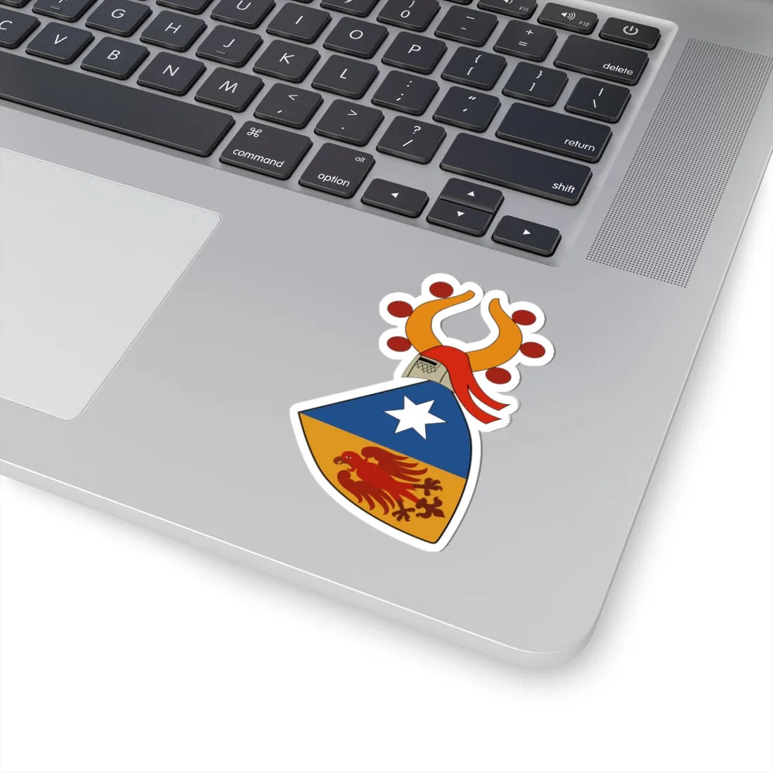 Juvalt wappen (Switzerland) (Coat of Arms) STICKER Vinyl Kiss-Cut Decal - The Sticker Space