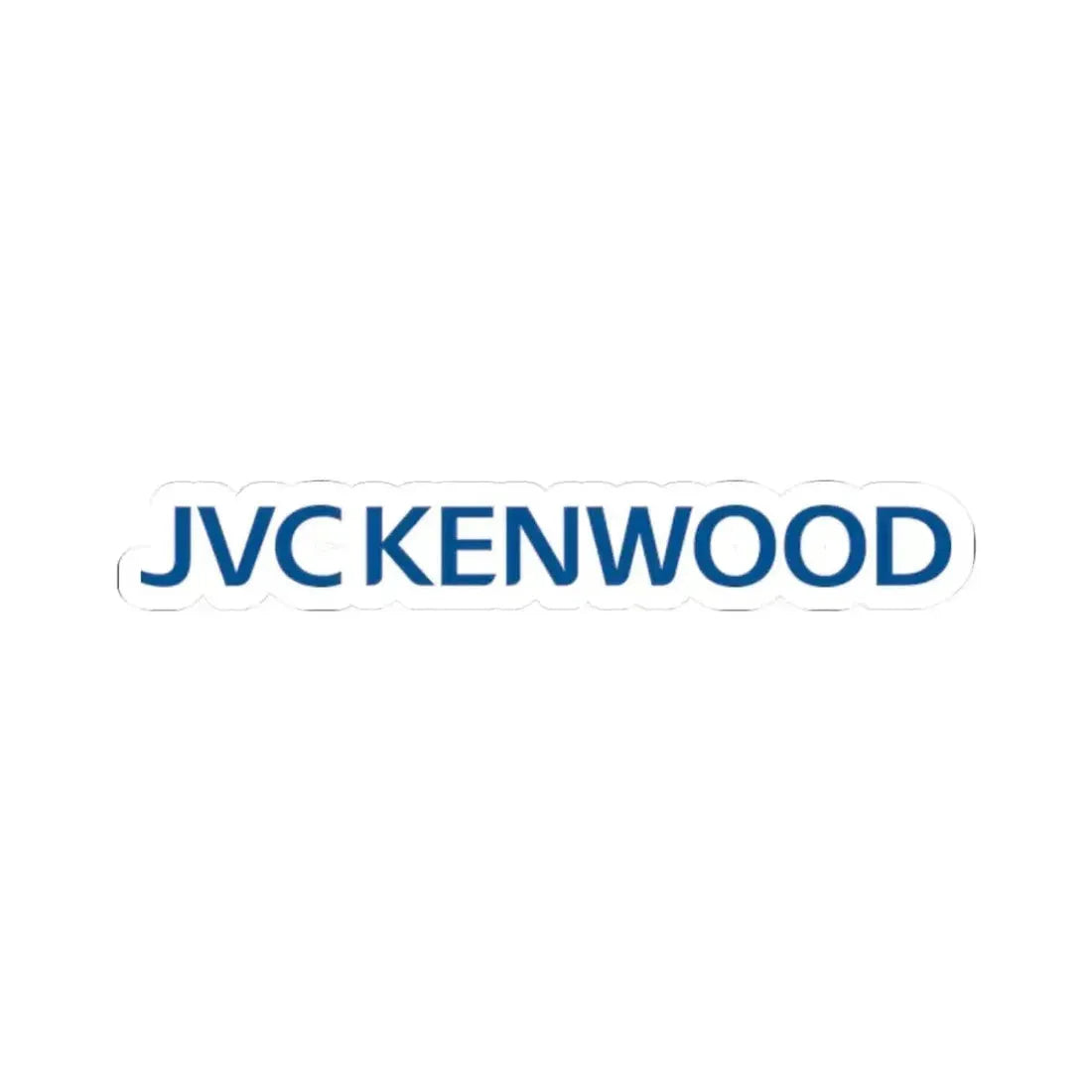 JVC Kenwood Corp. (Logo) STICKER Vinyl Kiss-Cut Decal 2 Inch White - The Sticker Space