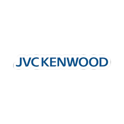 JVC Kenwood Corp. (Logo) STICKER Vinyl Kiss-Cut Decal 2 Inch White - The Sticker Space