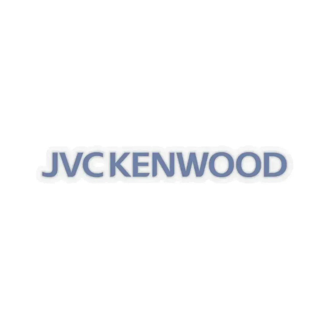 JVC Kenwood Corp. (Logo) STICKER Vinyl Kiss-Cut Decal 3 Inch Transparent - The Sticker Space